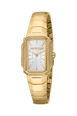 Stalen Quartz Horloge - Goudkleurig en Zilverkleurig