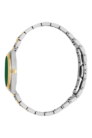 Stalen Quartz Horloge - Zilverkleurig en Goudkleurig