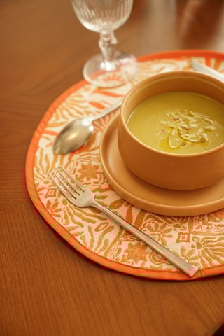 2 Placemats Chirico - Oranje - 37 cm