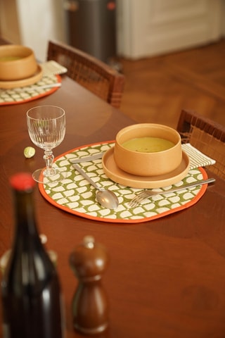 2 Placemats Chirico - Lichtgroen - 37 cm