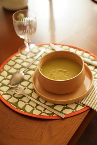 2 Placemats Chirico - Lichtgroen - 37 cm