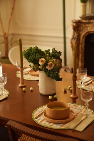 2 Placemats Chirico - Wit - 37 cm