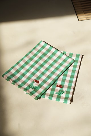 2 Theedoeken Kelly - Zeegroen