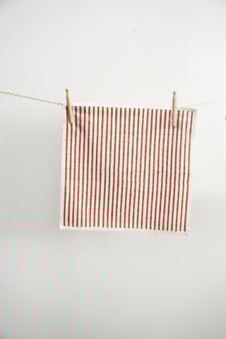 2 Gastendoekjes Klimt - Bruin en Wit - 40 x 40 cm