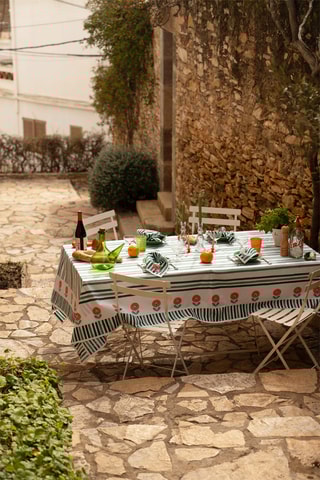 2 toallas de tocador Alechinsky - Verde - 40 x 40 cm