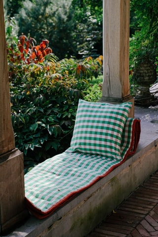 Sierkussenhoes Kelly - Bruin en Groen - 45 x 45 cm