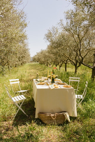  Tafellaken Fabry - Geel