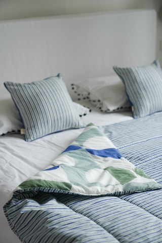 Dubbelzijdige Sprei Hoffmann - Hemelsblauw