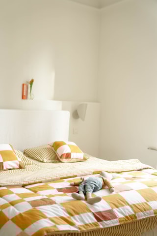 Katoenen Sprei Miro - Mosterdgeel