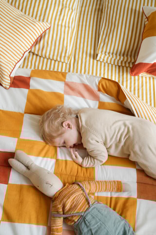 Katoenen Sprei Miro - Mosterdgeel