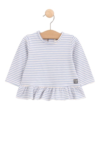 Camiseta - Celeste y blanco