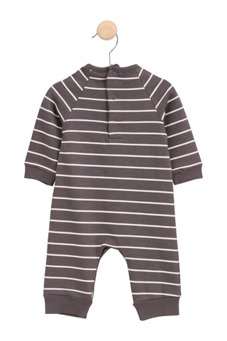 Pelele - Gris oscuro y crudo