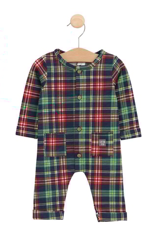 Pelele - Azul marino y rojo