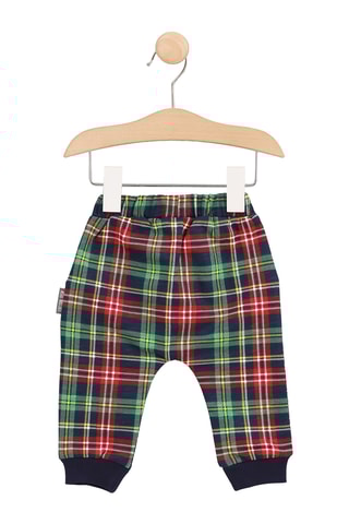 Pantalón - Azul marino y verde