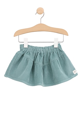 Falda de terciopelo - Verde agua