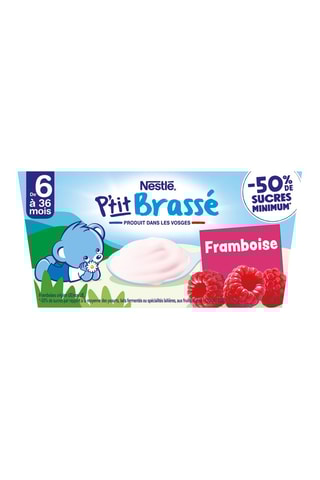 3 x	P'tit Brassé bio Framboise - 360 g