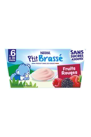 3 x P'tit Brassé Fruits rouges - 360 g