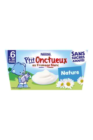 3 x P'tit Onctueux au fromage blanc Nature - 360 g