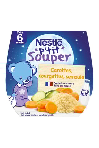 4 x Carottes, courgettes et semoule - 2 x 200 g