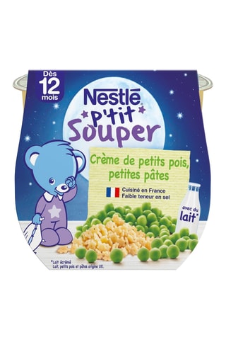 4 x Crème de petits pois et petites pâtes - 2 x 200 g
