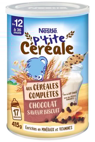 3 x Céréales chocolat saveur biscuit en poudre - 415 g