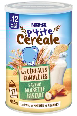 3 x Céréales biscuit saveur noisette en poudre - 415 g