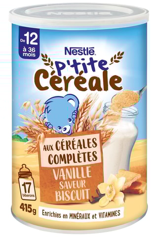 3 x Céréales vanille saveur biscuit en poudre - 415 g