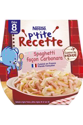 4 x Spaghetti façon carbonara - 2 x 200 g