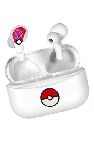 Auriculares sem fio TWS - Branco e vermelho