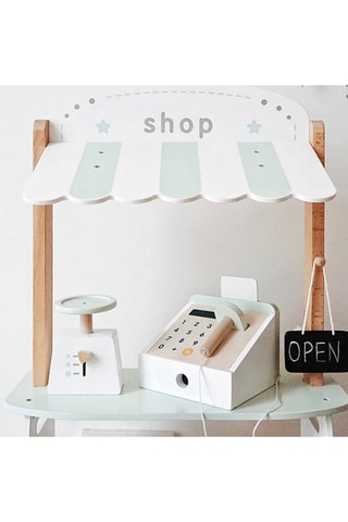 Expositor de mercado TechKidz Em madeira - Com carrinho