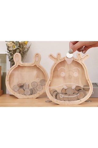 Mealheiro em madeira Tigre Natural