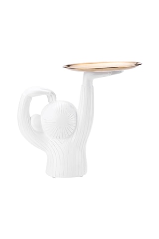 Estatueta em resina - Crazy Monkey Branco