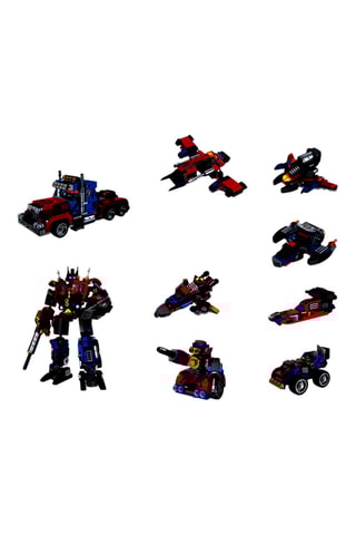 Jogo de construção TechKidz 10 em 1 - 725 tijolos