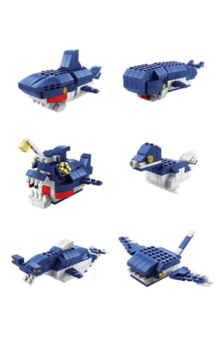 Jogo de construção TechKidz 6 em 1 - 1000 tijolos