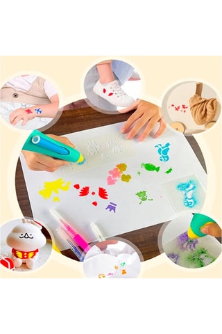 Estilográfica pulverizadora TechKidz Elétrico - Com acessórios