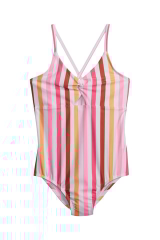 Costume intero - Bianco e rosa