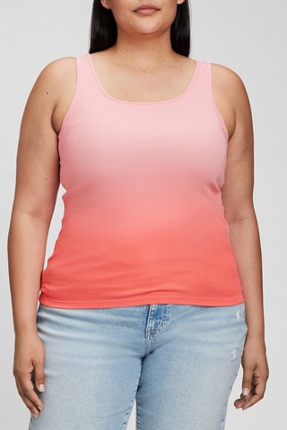 Canotta dip and dye - Rosa