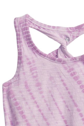 Canotta tie and dye - Viola