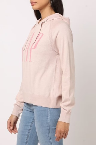 Maglia con cappuccio - Rosa