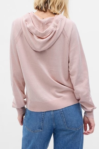 Maglia con cappuccio - Rosa