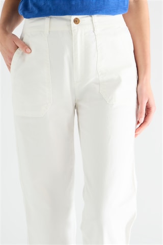 Pantaloni straight - Bianco
