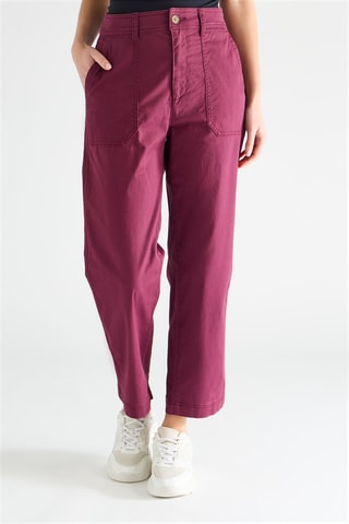 Pantaloni straight - Bordeaux