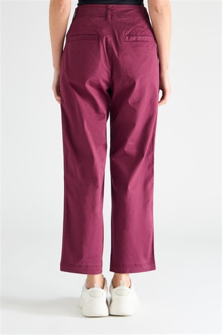 Pantaloni straight - Bordeaux