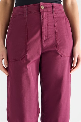 Pantaloni straight - Bordeaux
