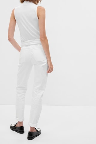 Jeans a vita alta - Bianco