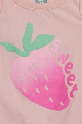 Top in cotone bio senza maniche - Rosa