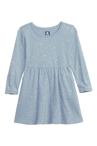 Abito in cotone bio - Celeste