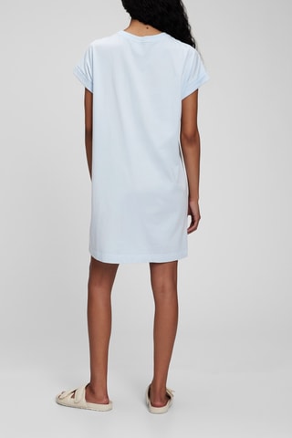 Abito t-shirt - Celeste