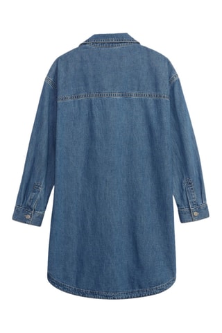 Robe chemise - Bleu denim