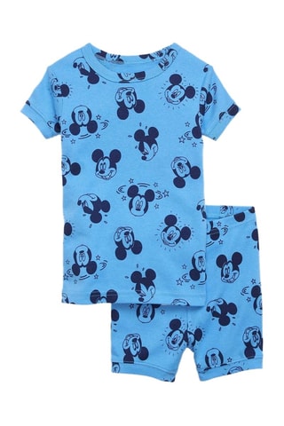Pigiama in cotone bio Topolino Disney - Blu
